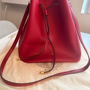 Lauren Ralph Lauren Dryden Debby Leather Drawstring
